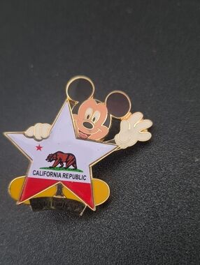 Mickey Mouse California Republic Enamel Pin